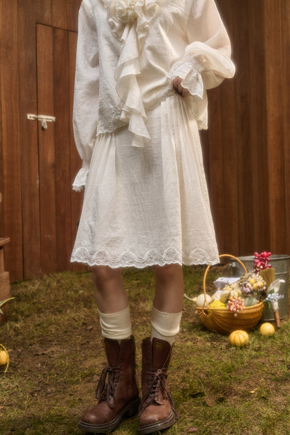 Tencel Cotton Lace Embroidery Set-Up