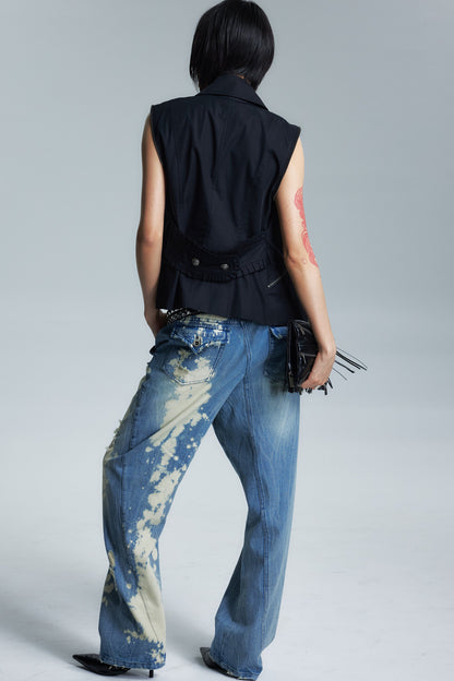 Space Lace Court Vest Jacket