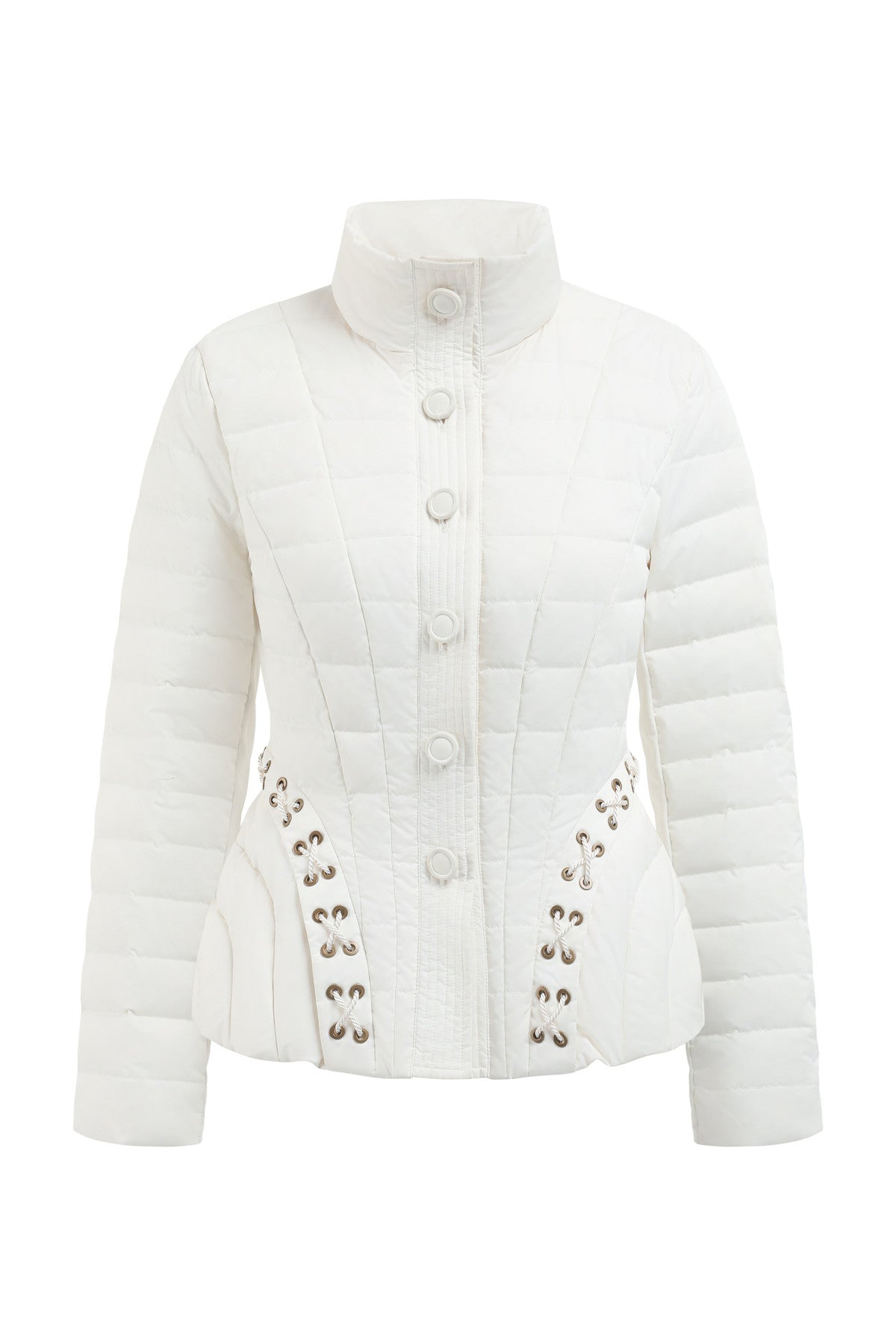 French Retro Stand Collar Short Down Jacket
