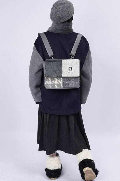 Y2K Color-Blocking Crossbody Bag