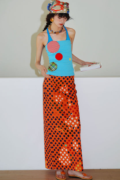 Niche Color-Block Patchwork Vest