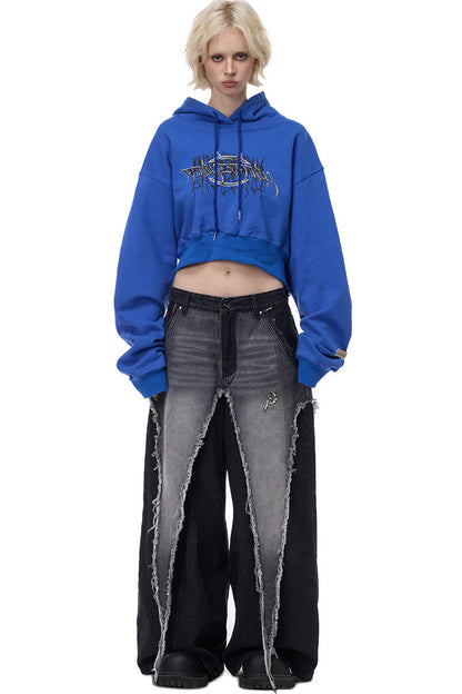 Deconstructed Wasteland Denim Pants