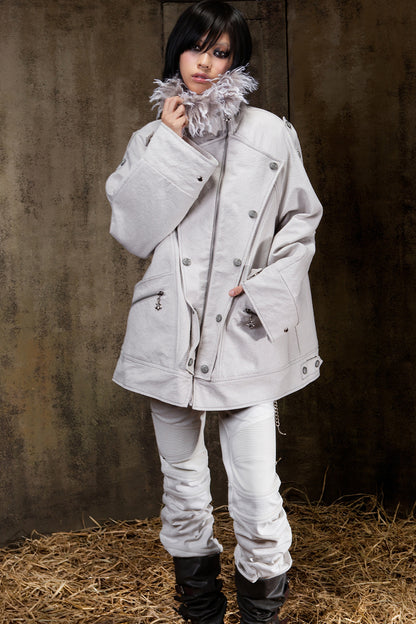 Style Mid-Length Loose Jacket