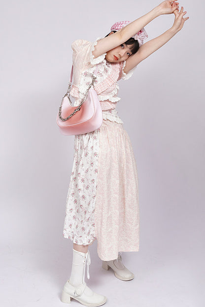 Macaron Graffiti Crossbody Bag
