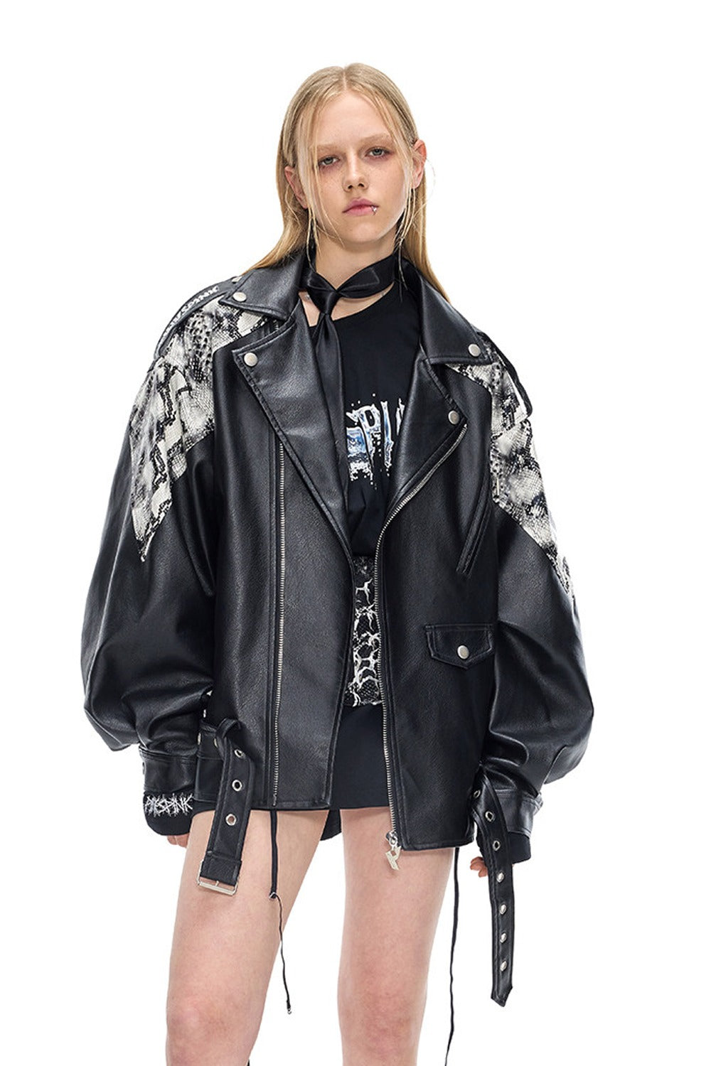 Metal Punk Logo Necktie