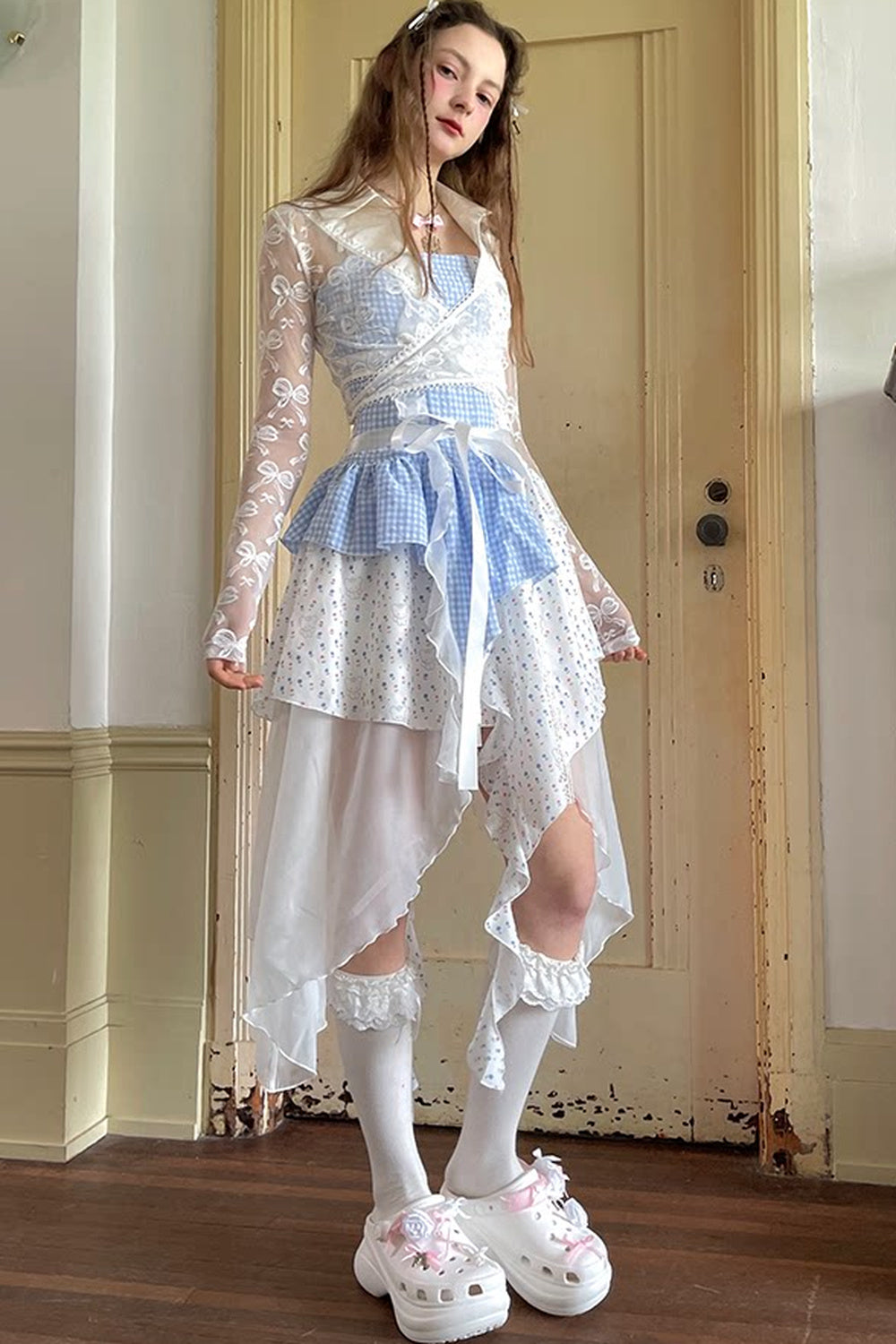 Angel's Tears Jacquard Ballet Top