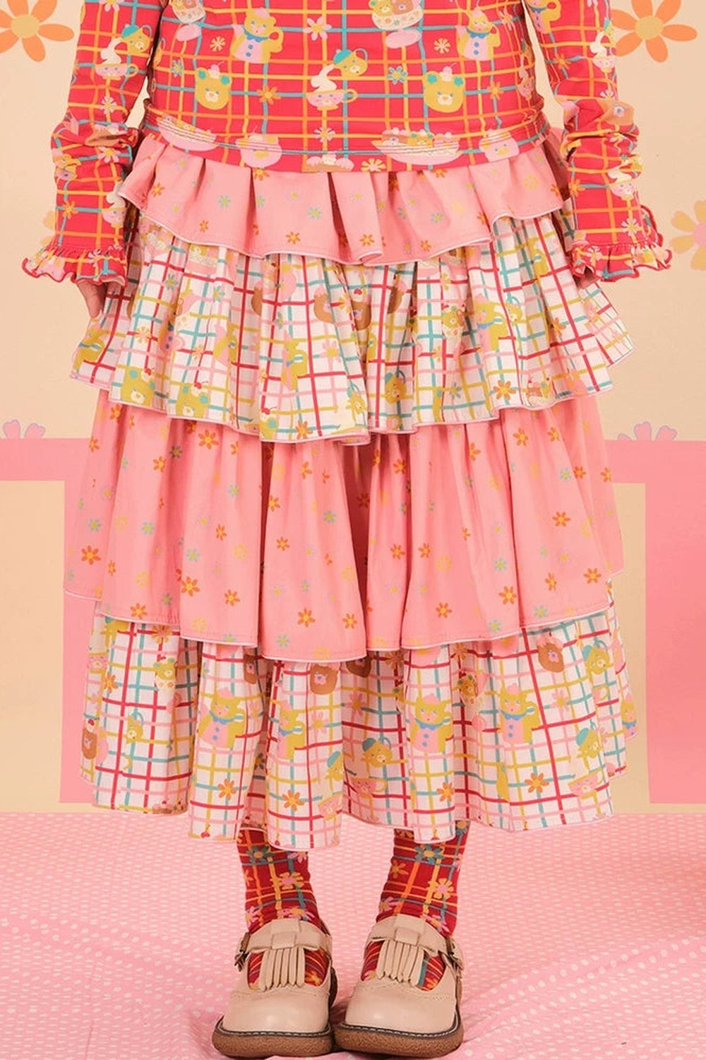 Showa Dessert Two-Tone Cake Skirt