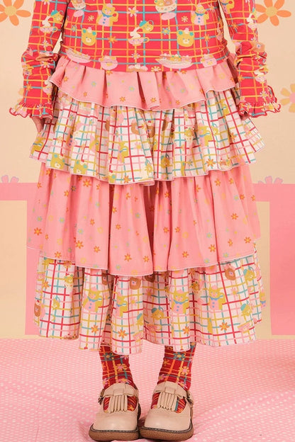 Showa Dessert Two-Tone Cake Skirt