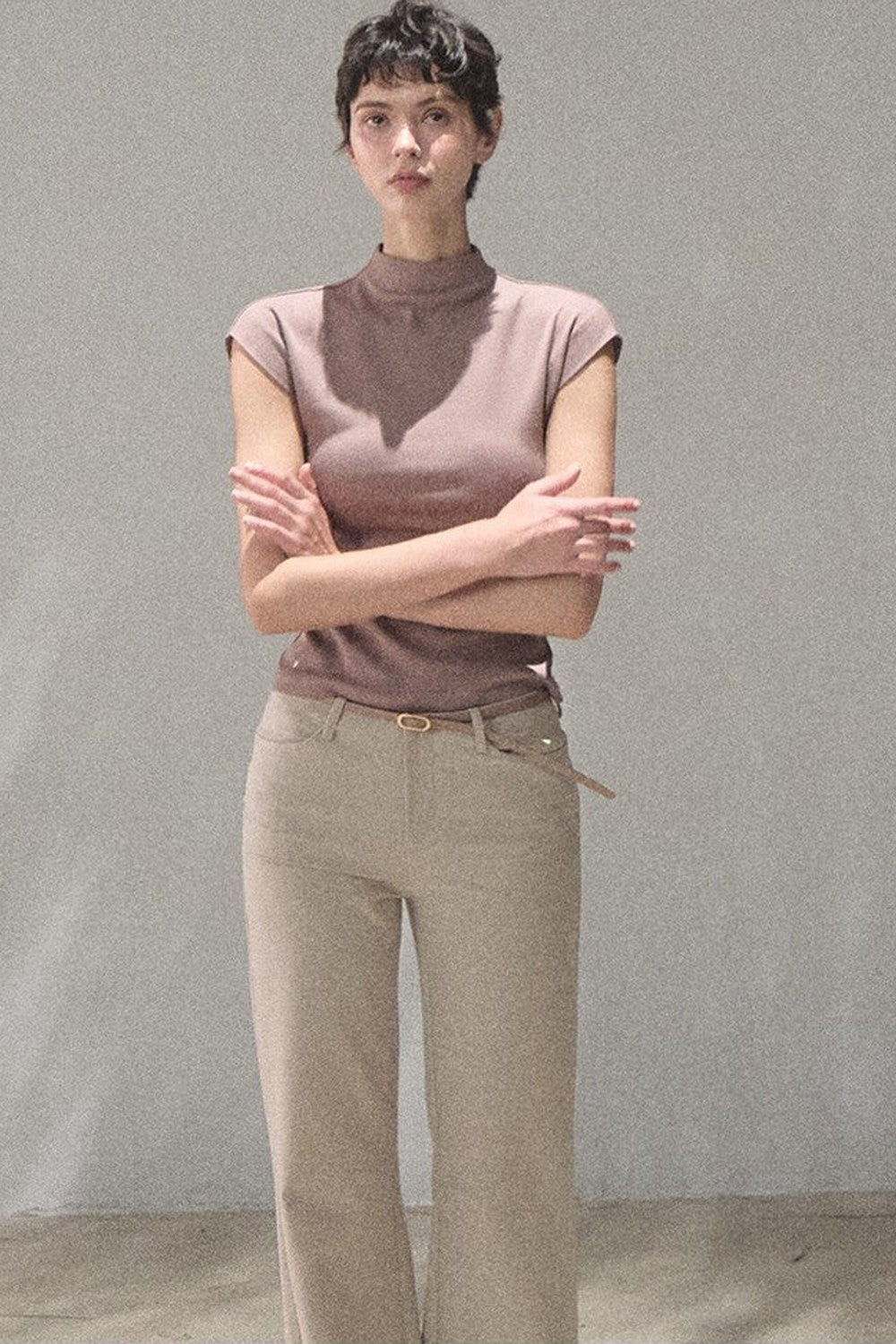 Lyocell Draped Flared Pants