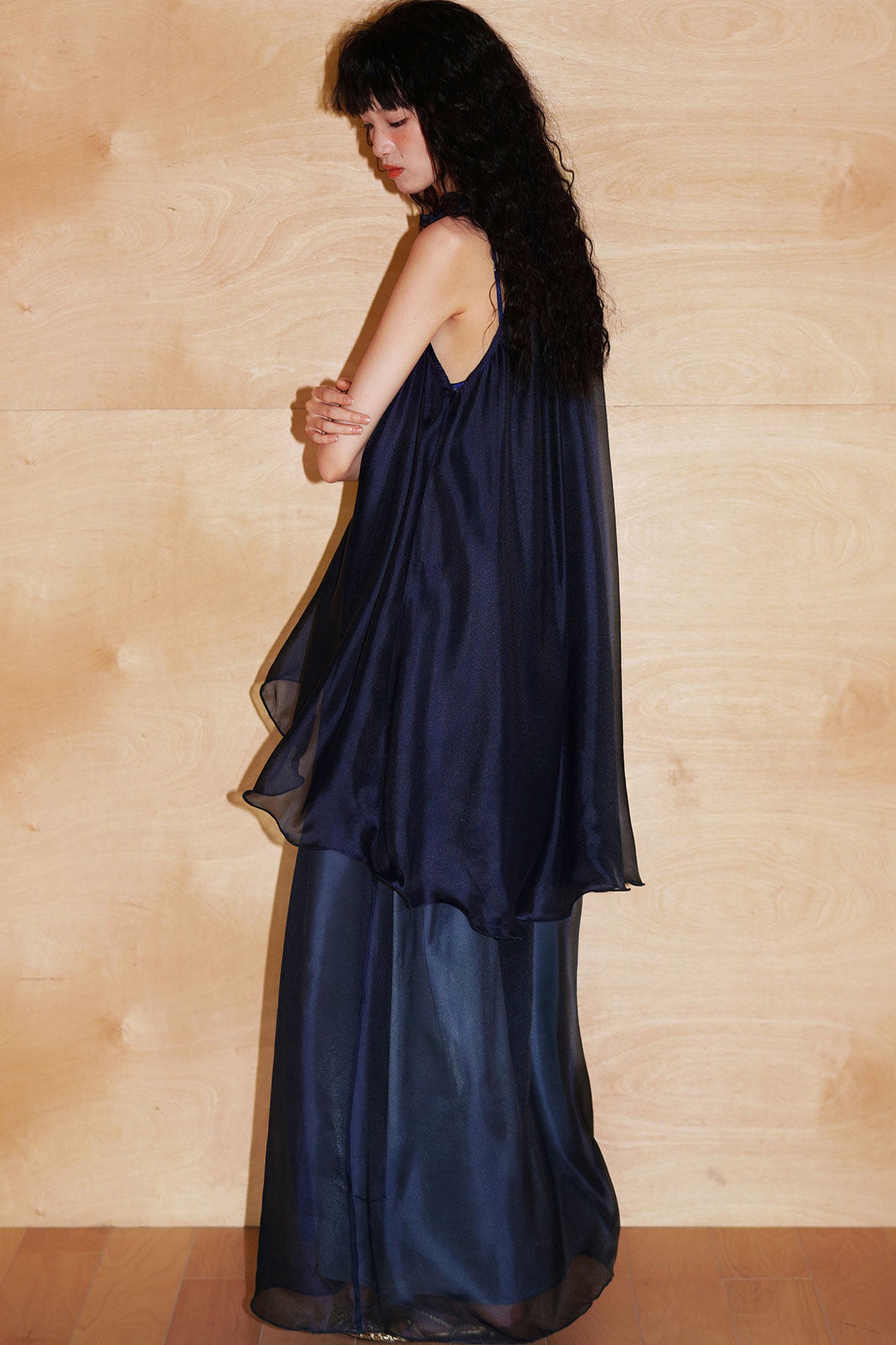 Pearlescent Gauze Dress Set