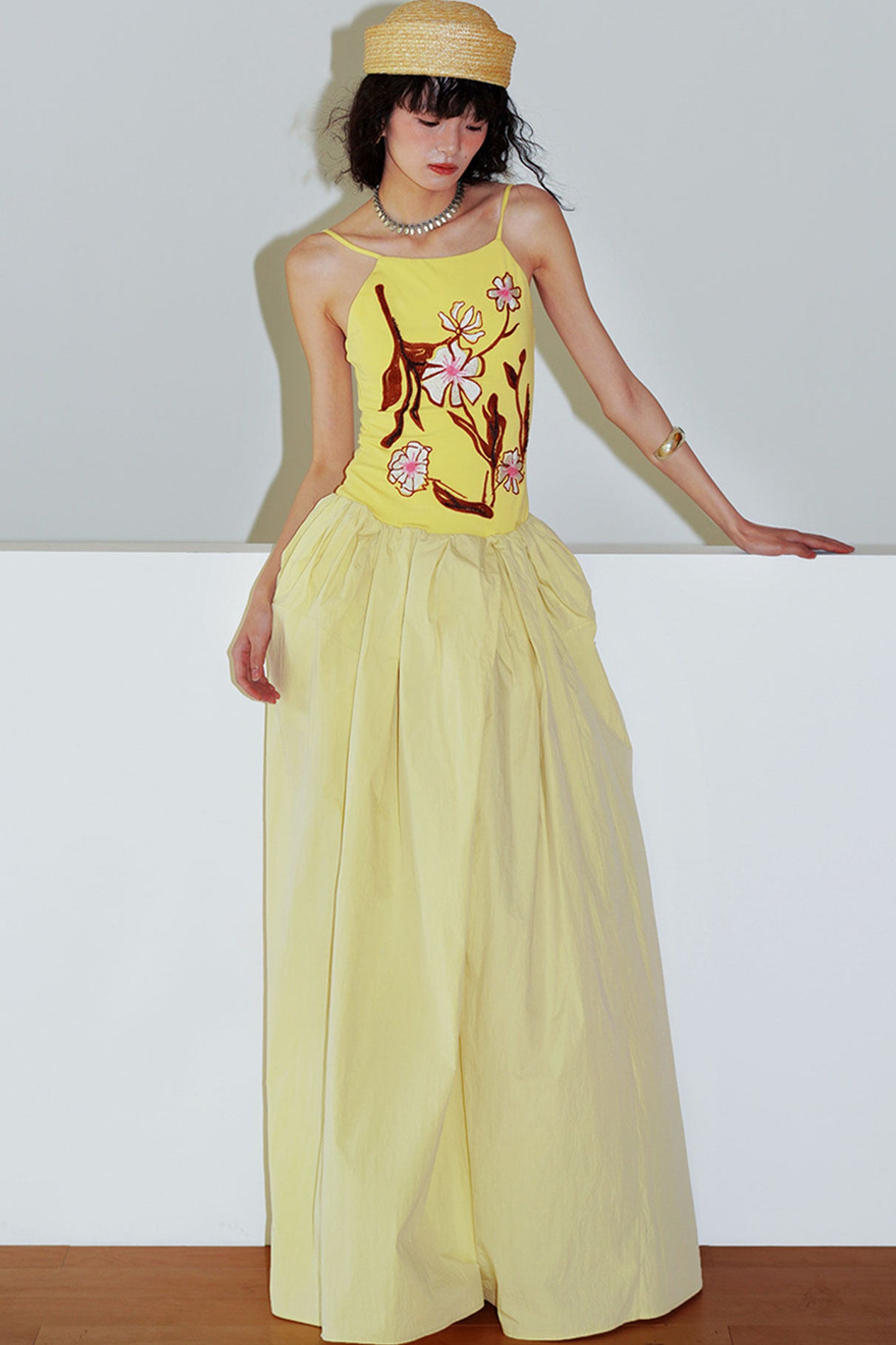 3D Embroidered Vacation Dress