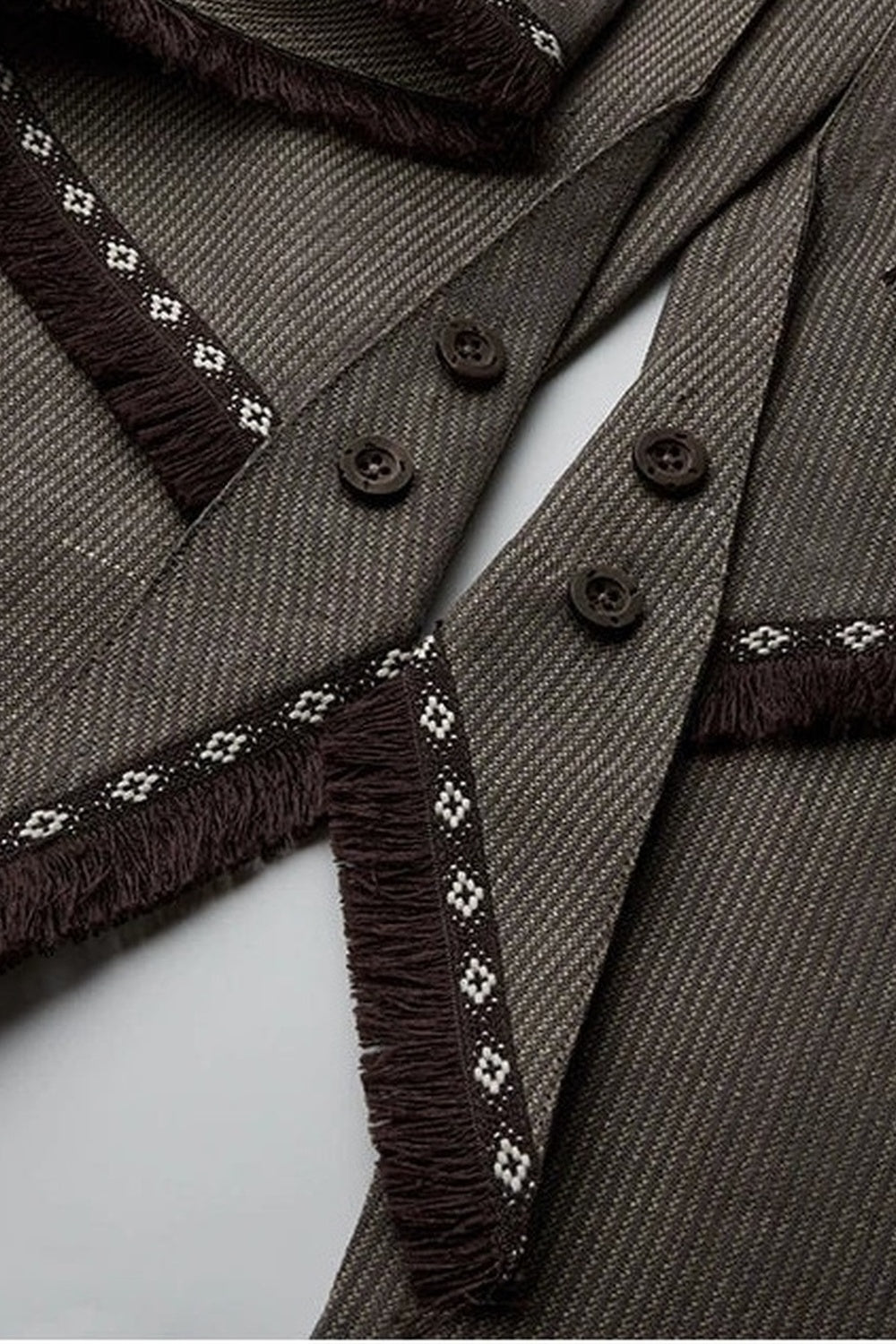 Victorian 3D Tailored Draped Deconstructed Tencel Jacket