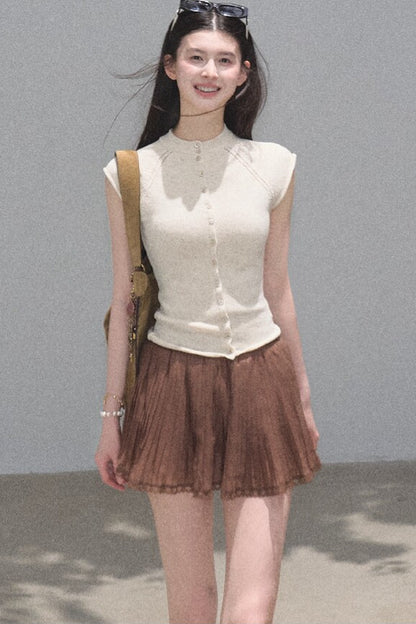 Longing Chiffon Pleated Skirt