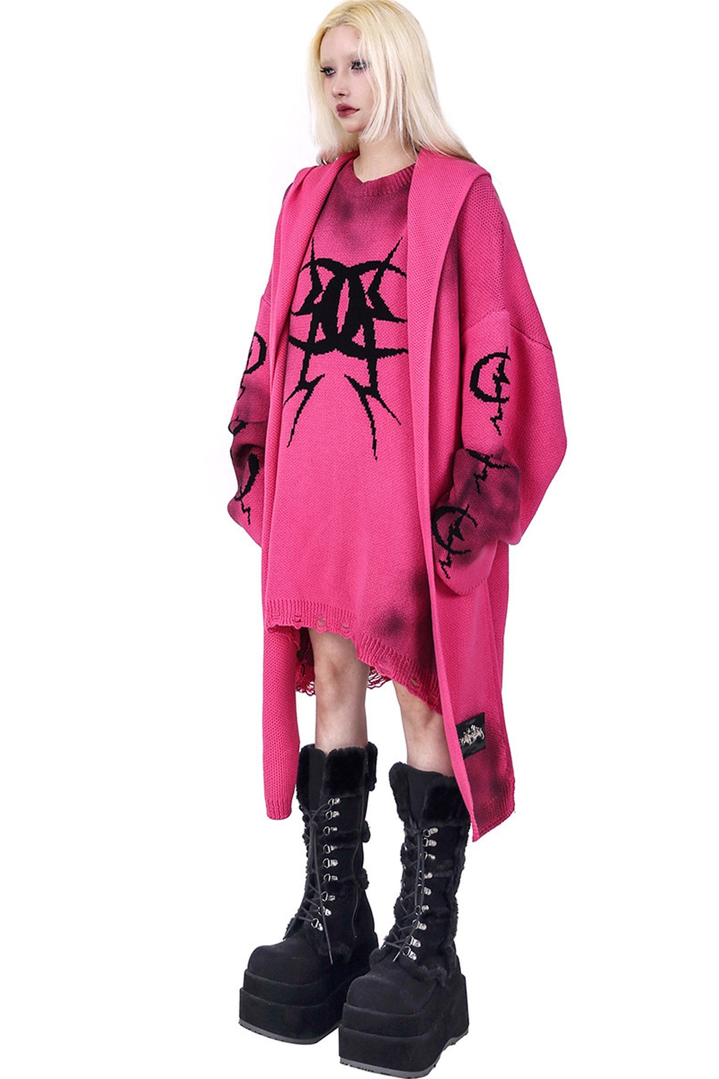 Electric Moon Graffiti Blouse