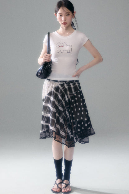 Summer Sequin Two-Way Wear Skirt