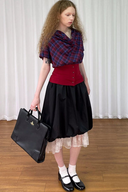 Plaid Short Sleeve Shirt