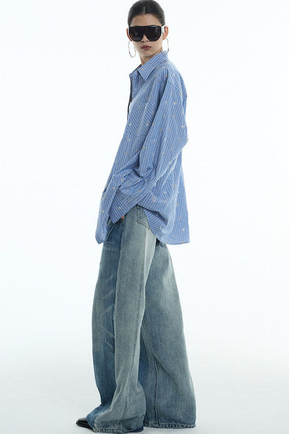 Starburst Cotton-Linen Two-Piece Set-Up