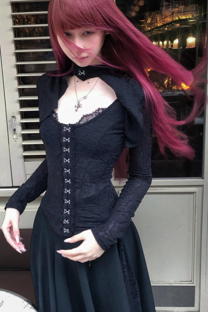 Elegant Lace Corset Top