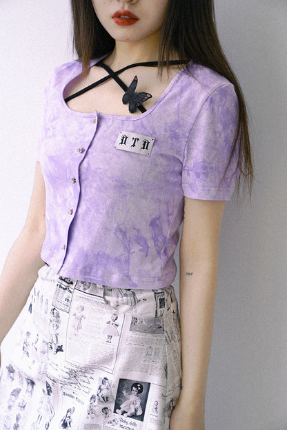 Butterfly Cross Strap Knit Camisole