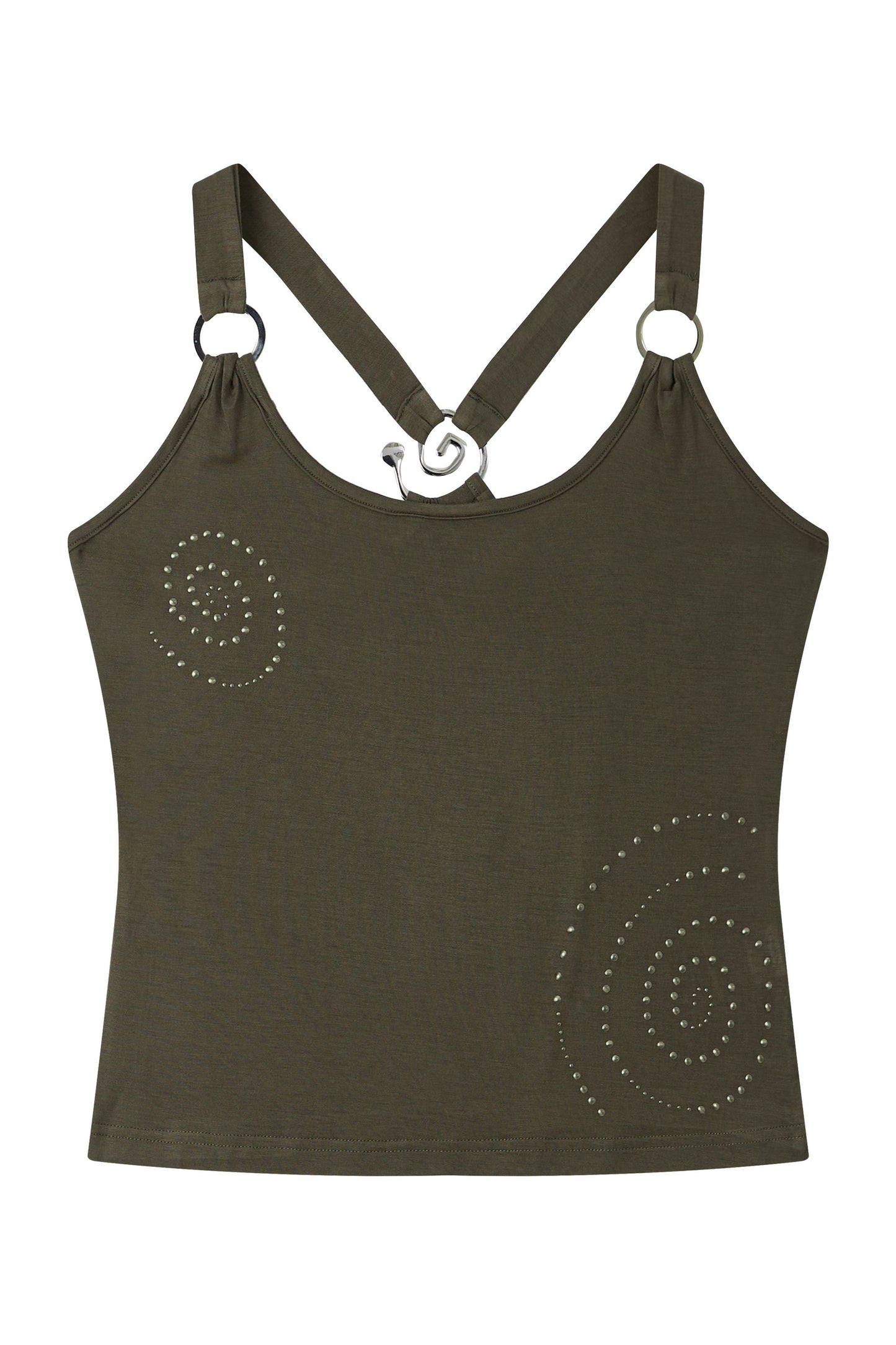 Circular Ruins Rhinestone Tank Top