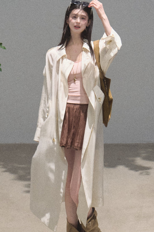 Acetate Lyocell Sunscreen Coat
