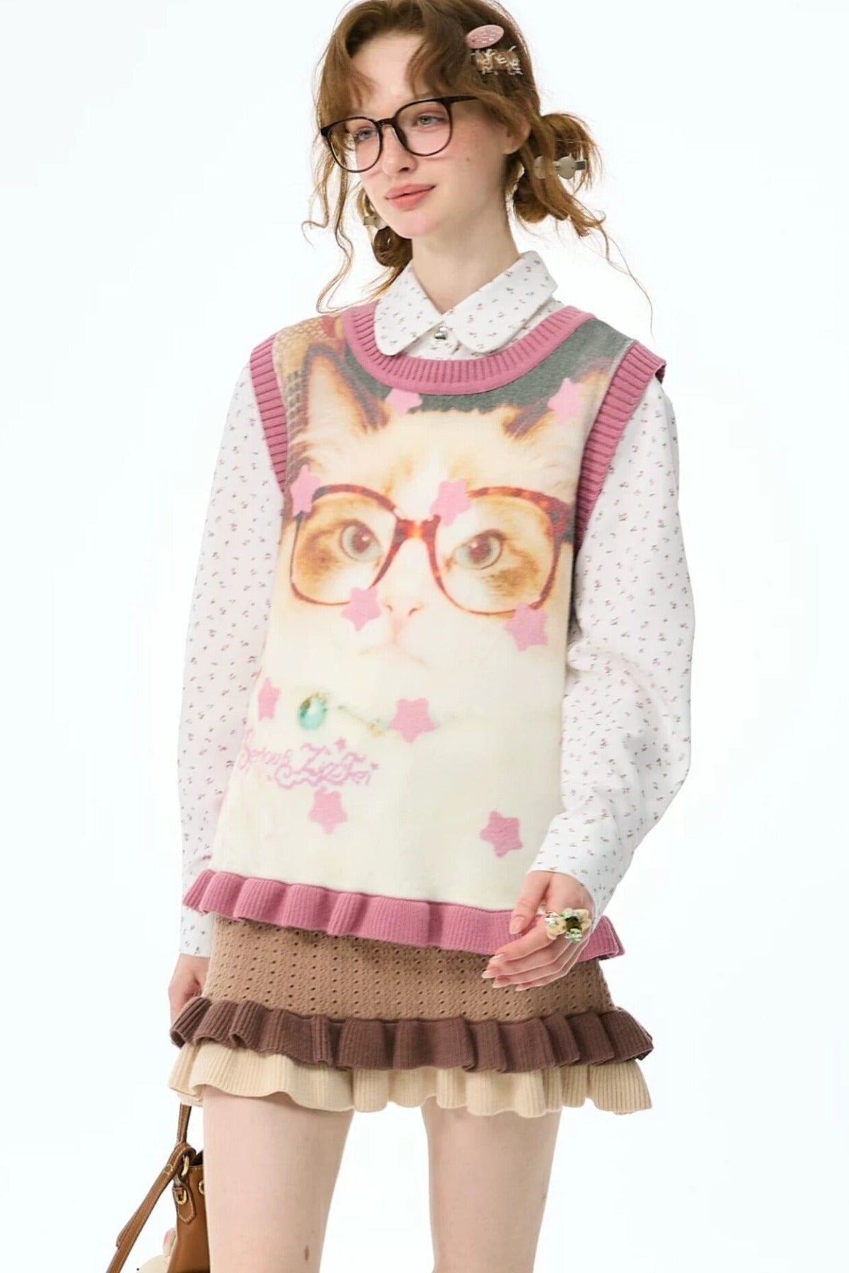 Star Polka Dot Cat Vest