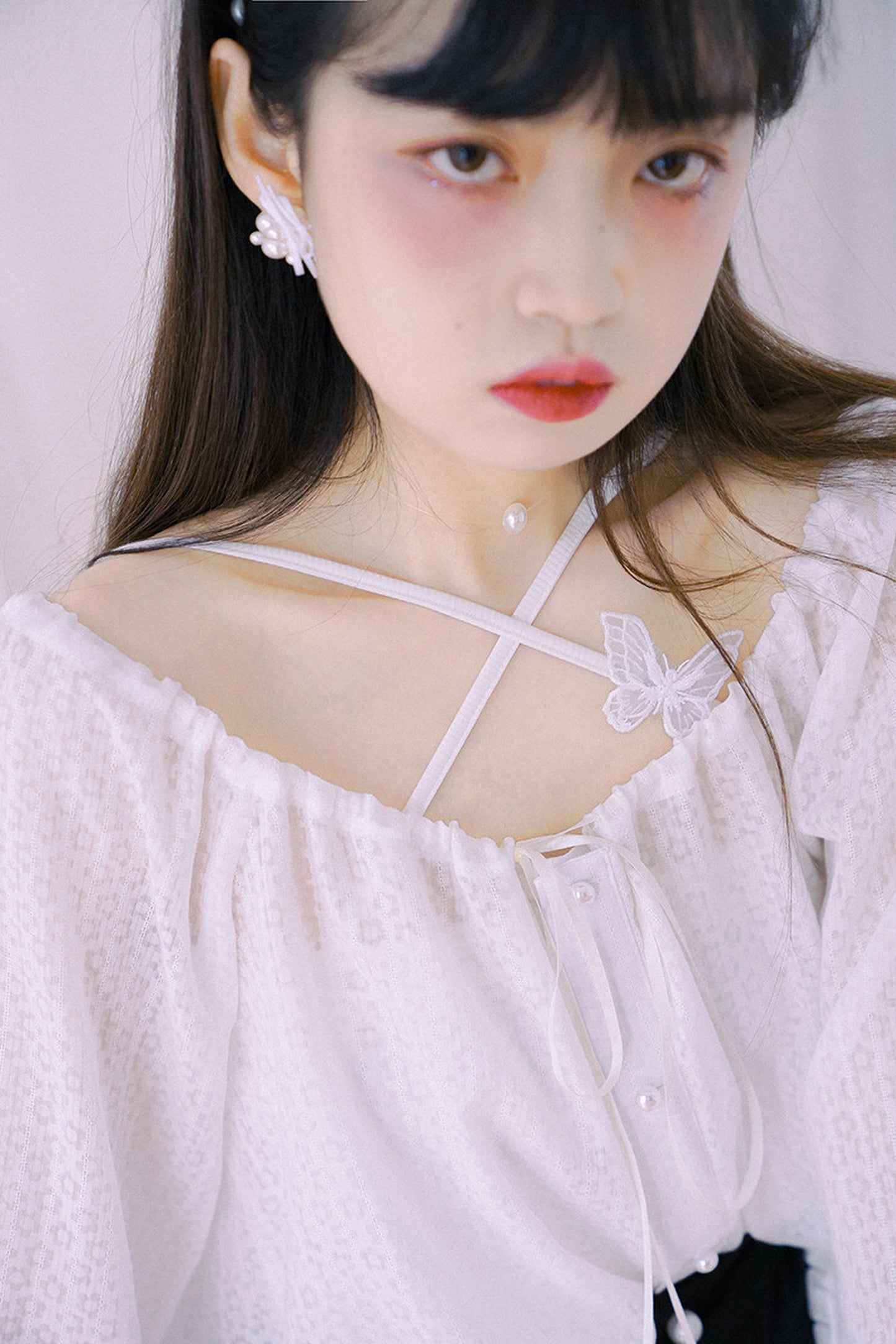 Butterfly Cross Strap Knit Camisole