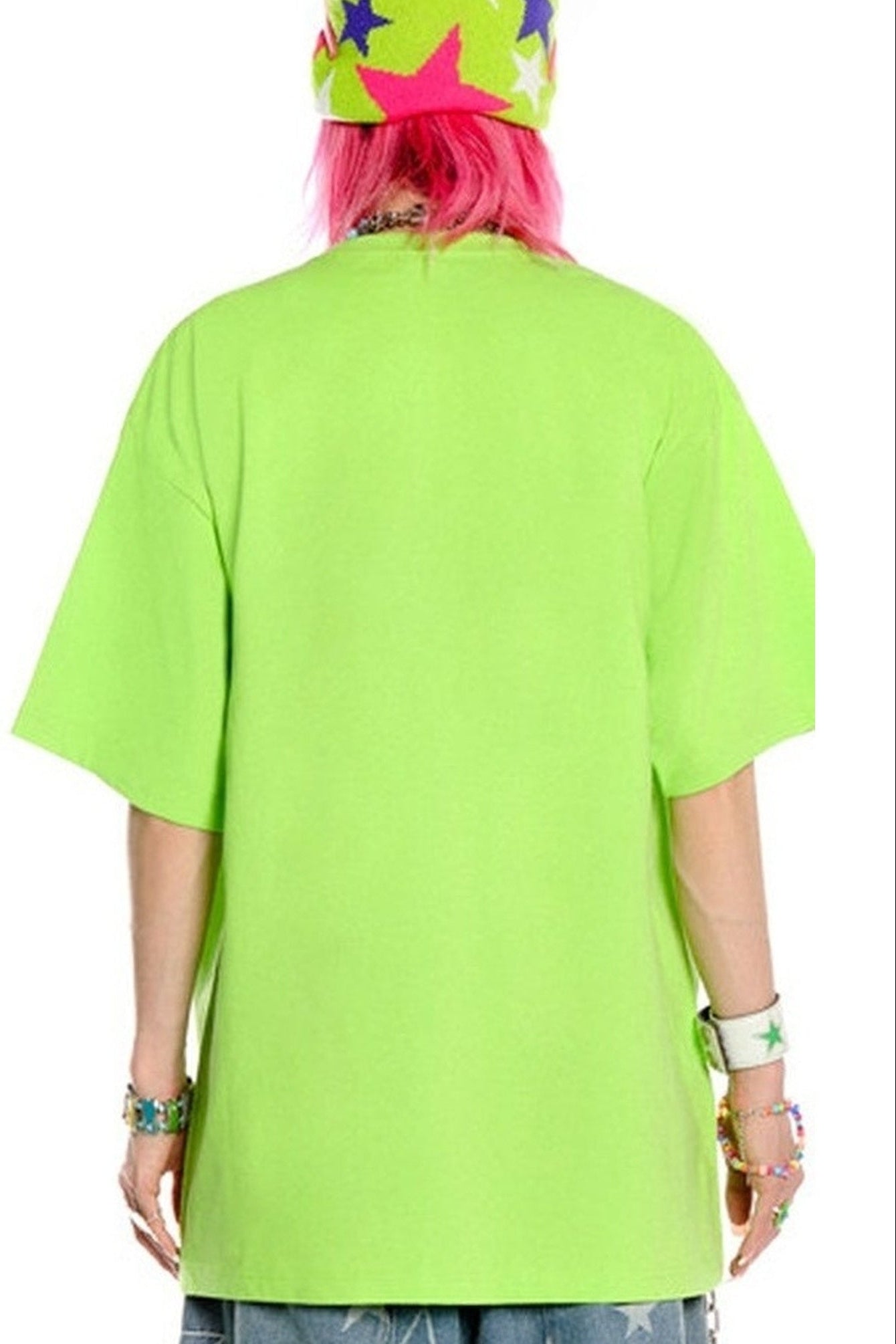 I Love You Text Print Loose Blouse
