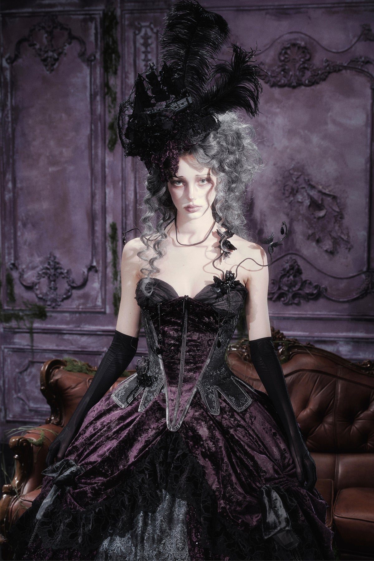 Butterfly Ghost Fishbone Corset