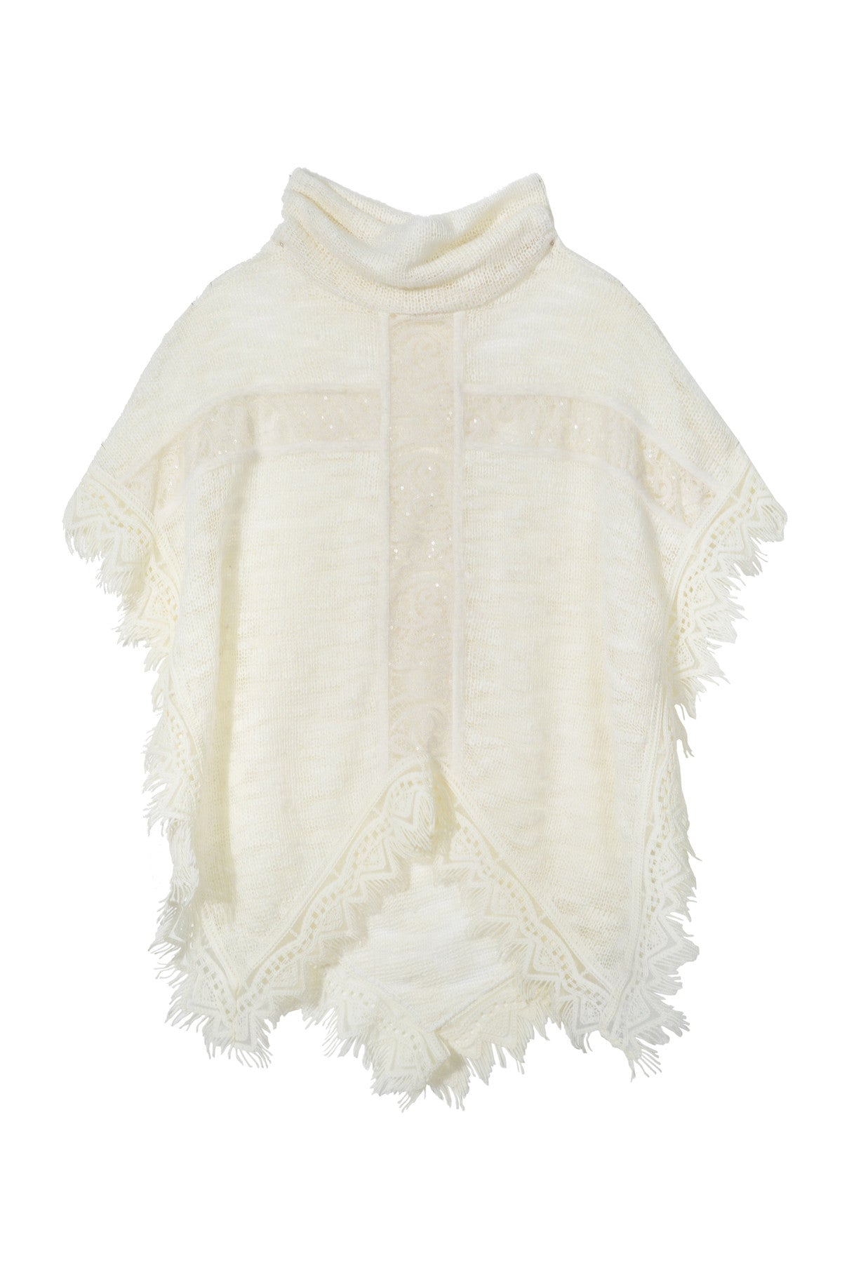 Punk Tassel Knit Cape