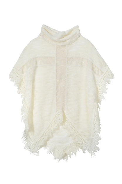 Punk Tassel Knit Cape