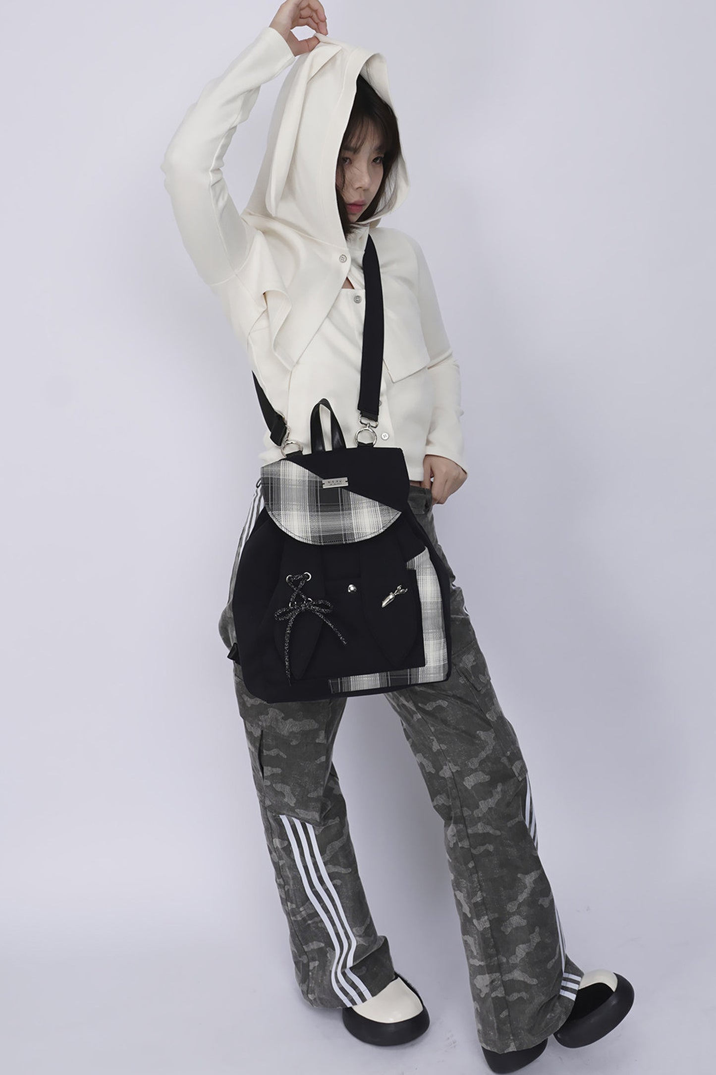 Outdoor Travel Cute Flip-Top Backpack