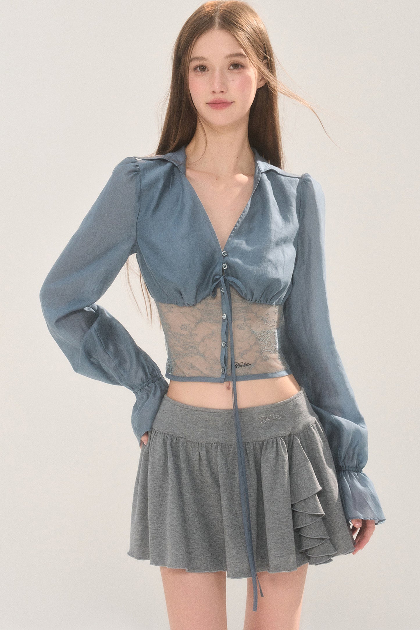 Flowy Bowknot Skirt