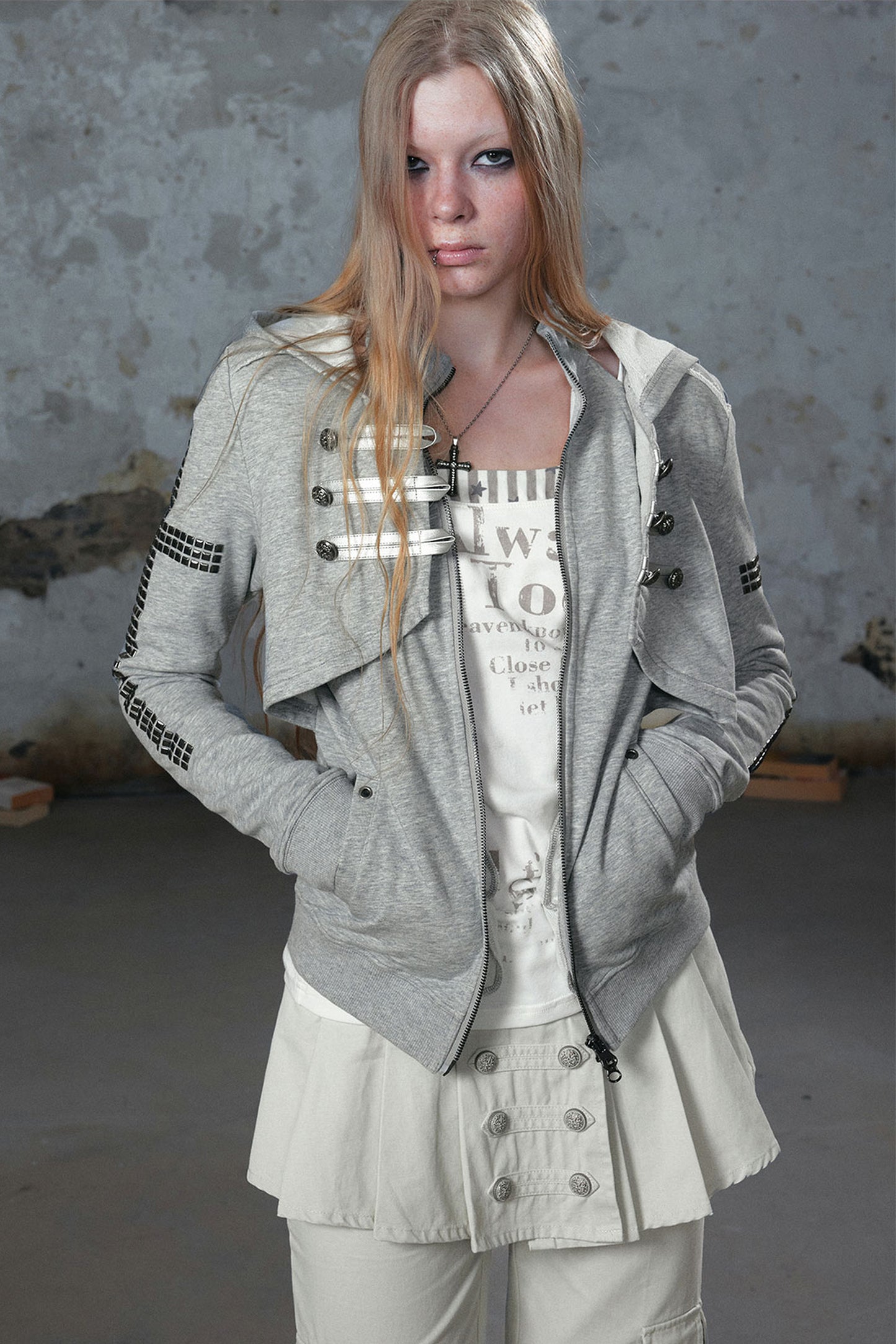 Napoleon Hooded Metal Jacket
