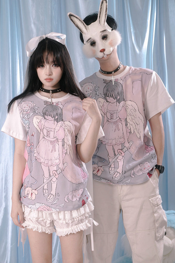 Angel Print T-Shirt