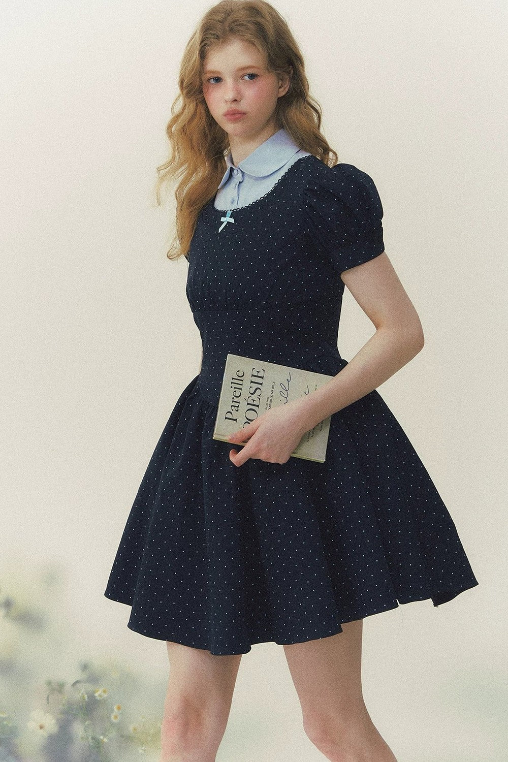 Robe Princesse Rétro à Pois