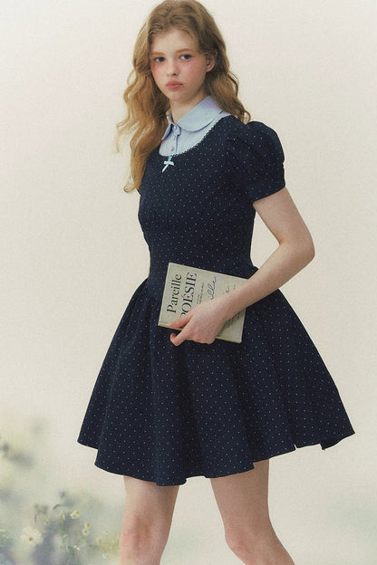 Robe Princesse Rétro à Pois