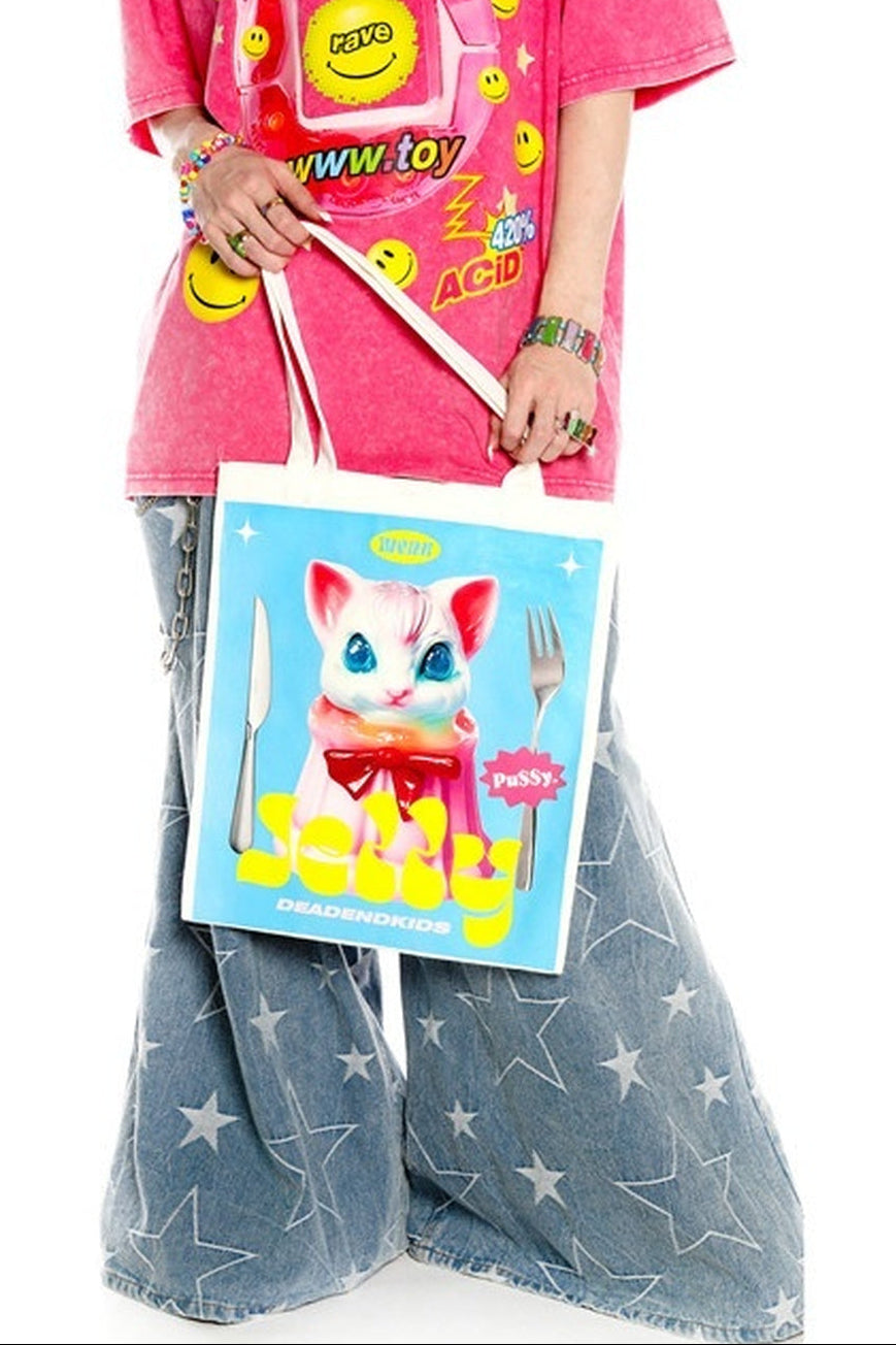 Colorful Canvas Shoulder Tote