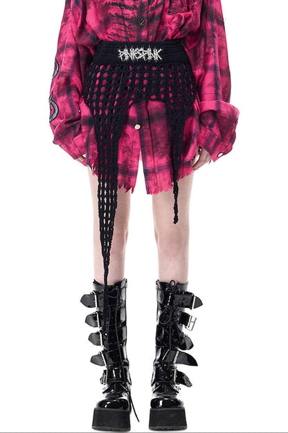 Millennium Star Embroidered Knit Skirt