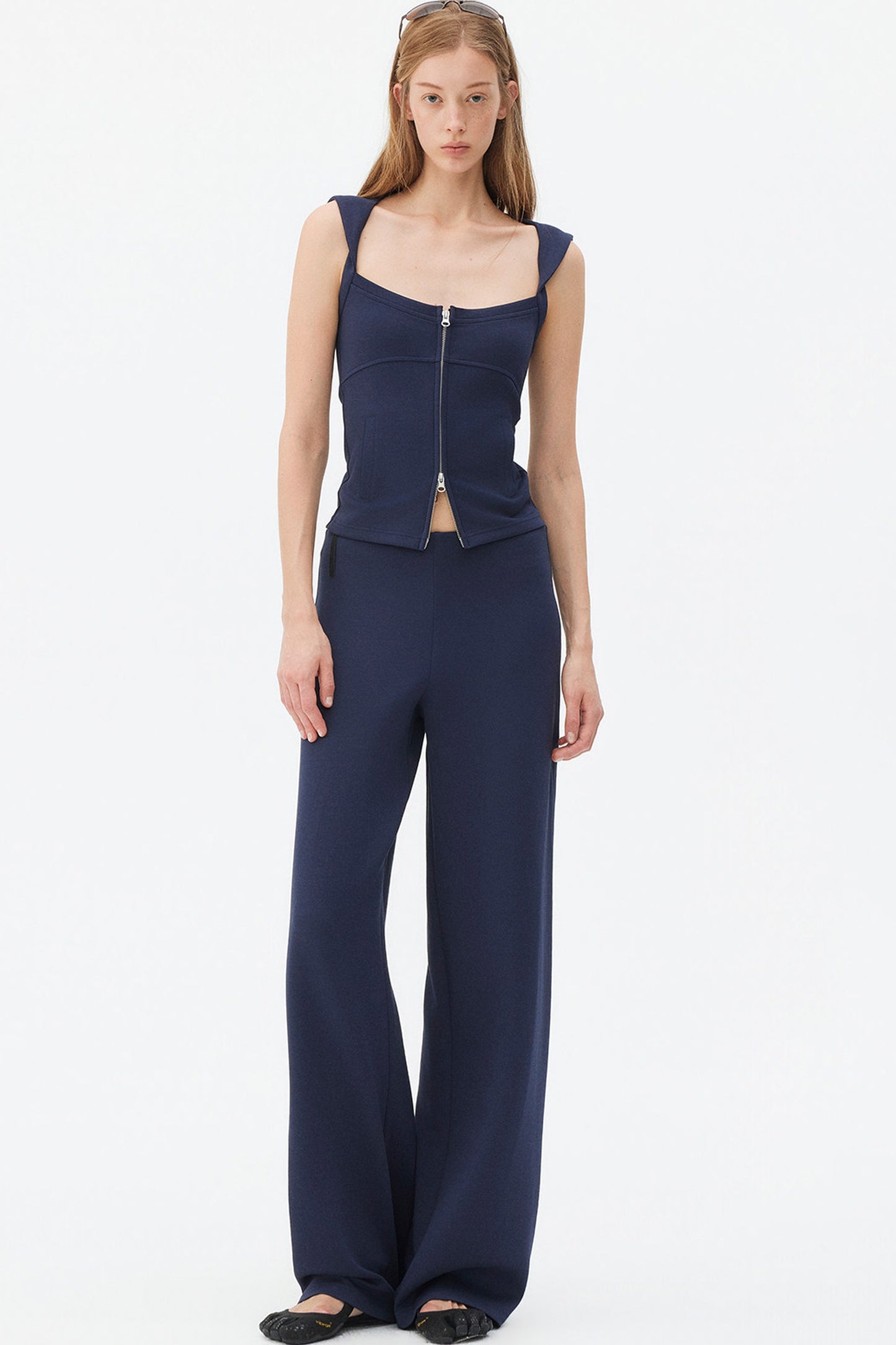 Ensemble gilet sans manches à couches aérées