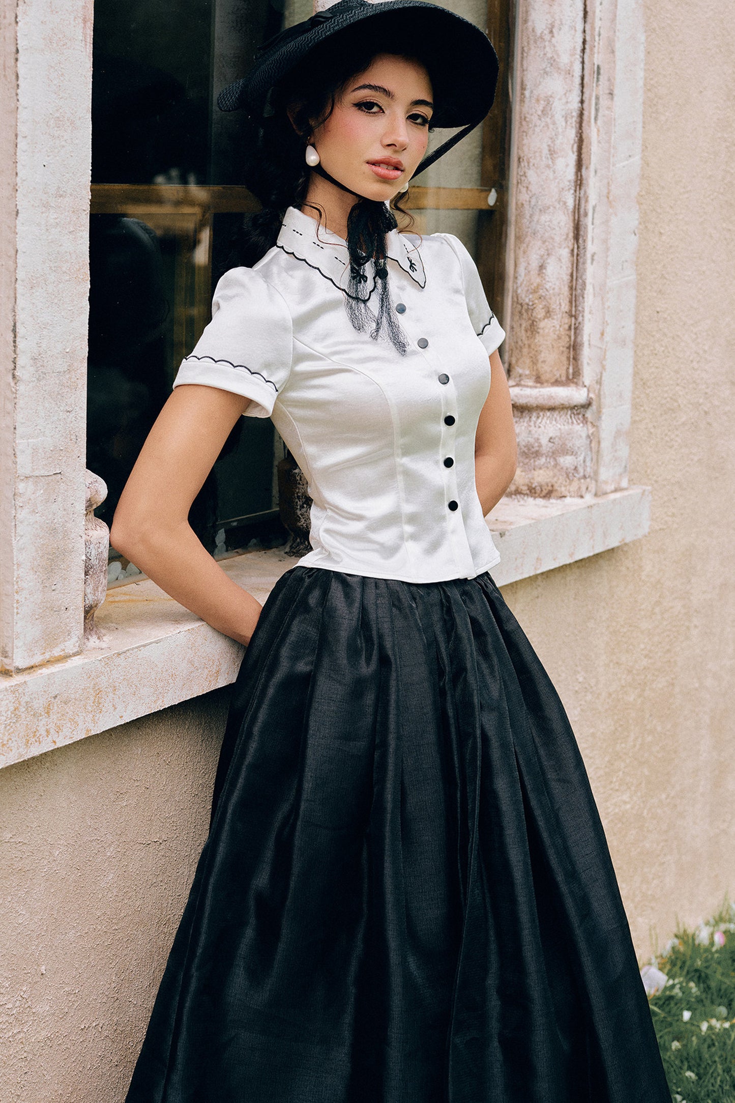 French Academy Style Shirt and Dress Set-Up