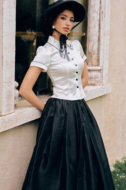 French Academy Style Shirt and Dress Set-Up