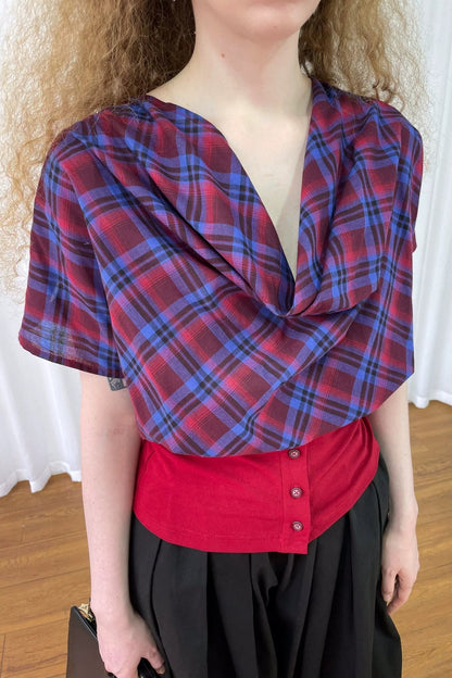 Plaid Short Sleeve Shirt