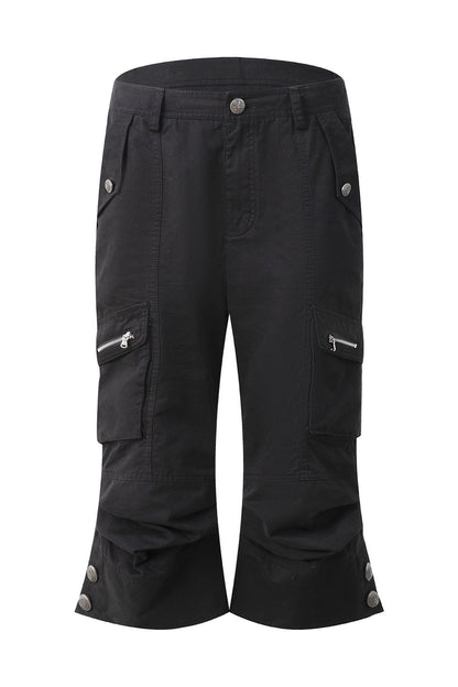 Retro Distressed Flared Pants