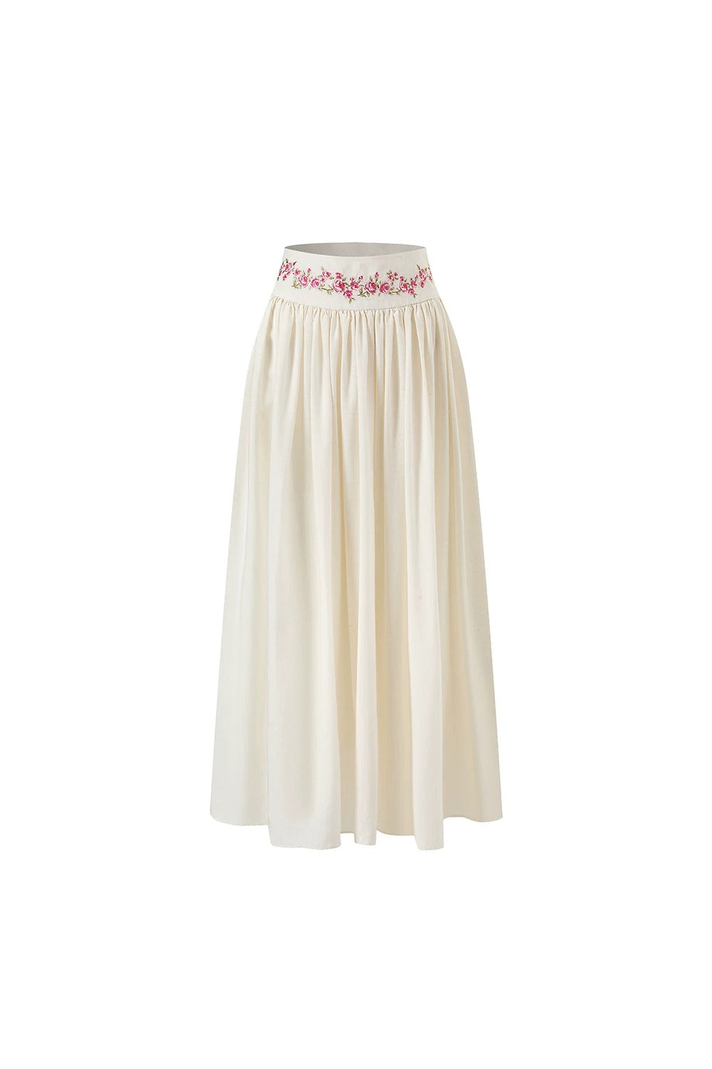 Rose Holiday Ramie Puff Sleeve Set-Up