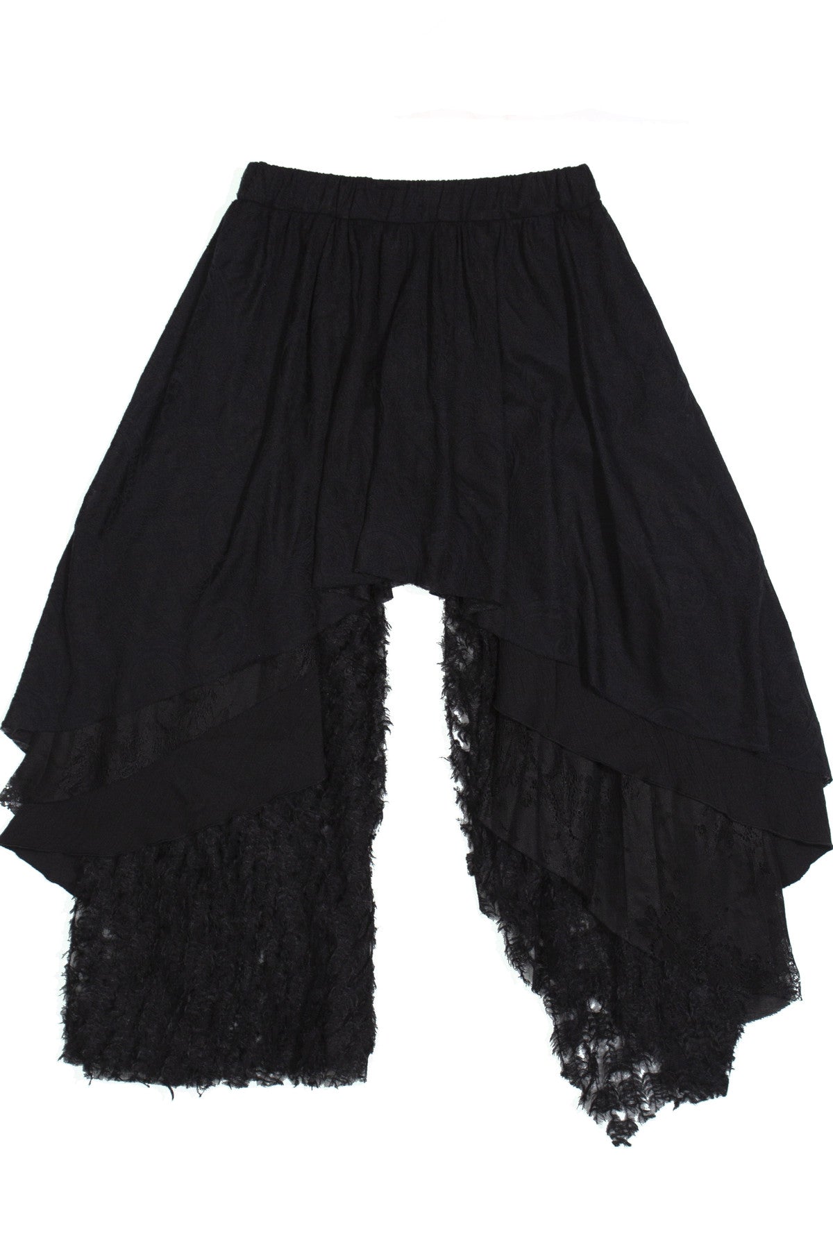 Long Multi-Layered Gothic Gauze Skirt