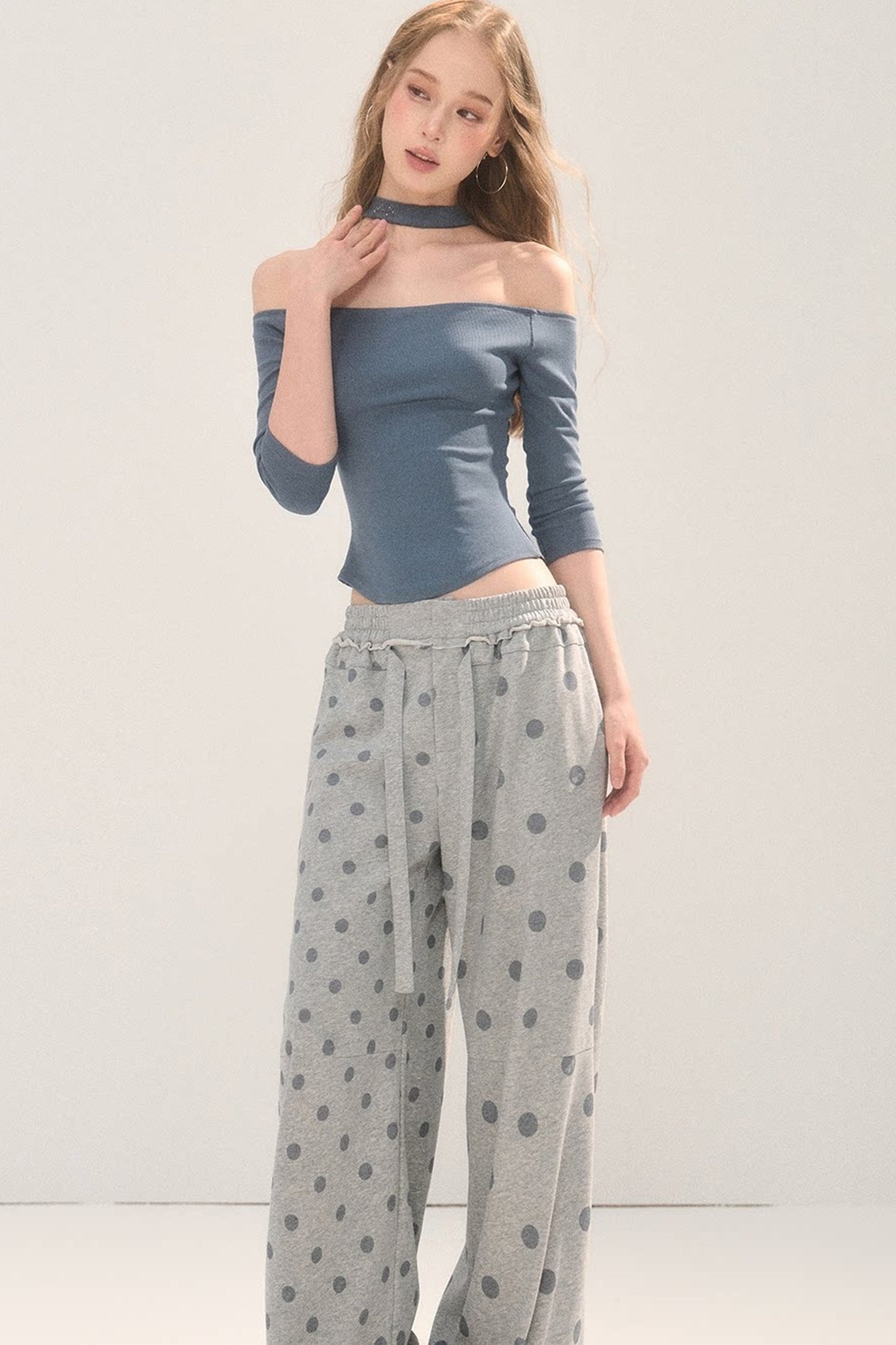 Two-Way Polka Dot Pants