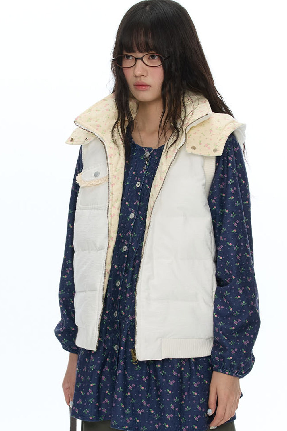 Reversible Cotton Padded Gilet