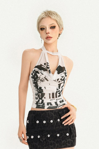 Millennial Y2K Halter Top