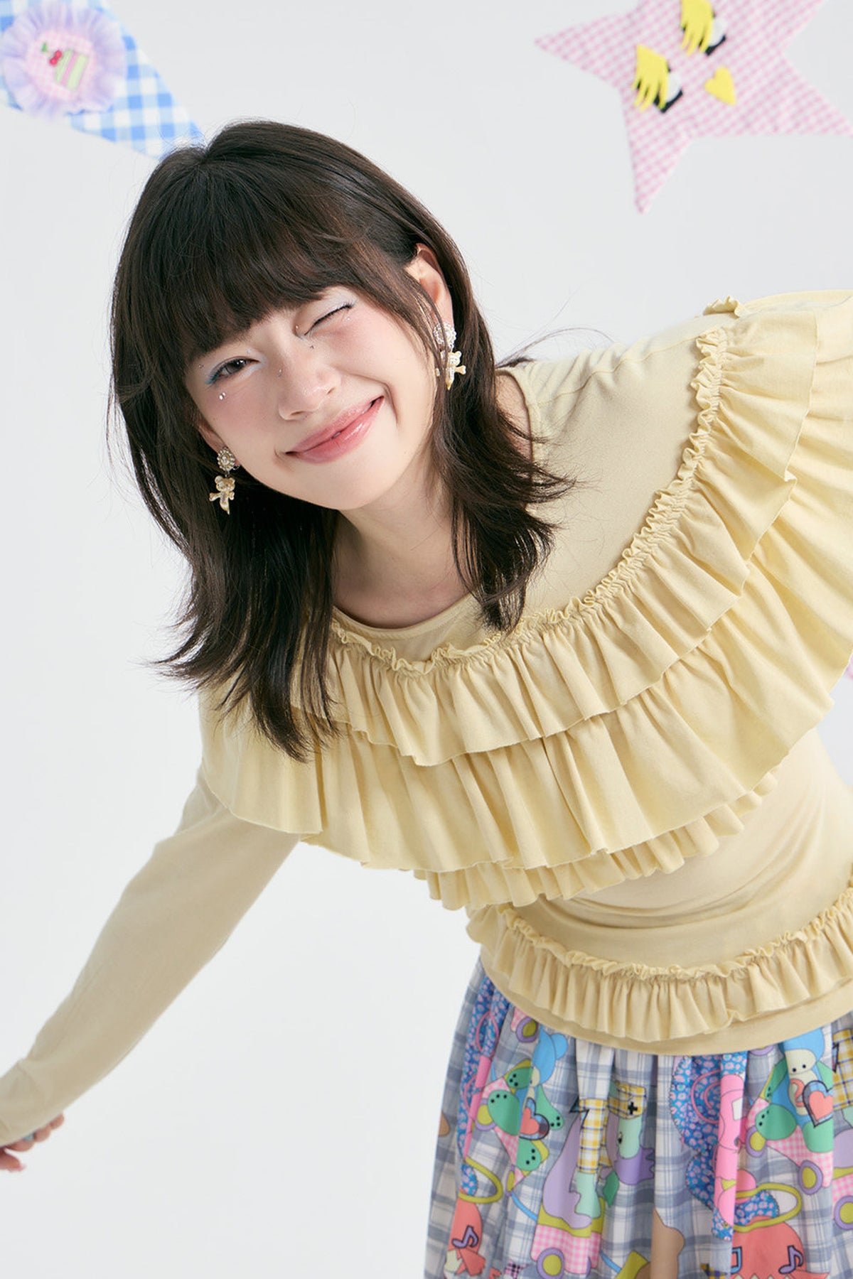 Heart Lace Long-Sleeve T-Shirt